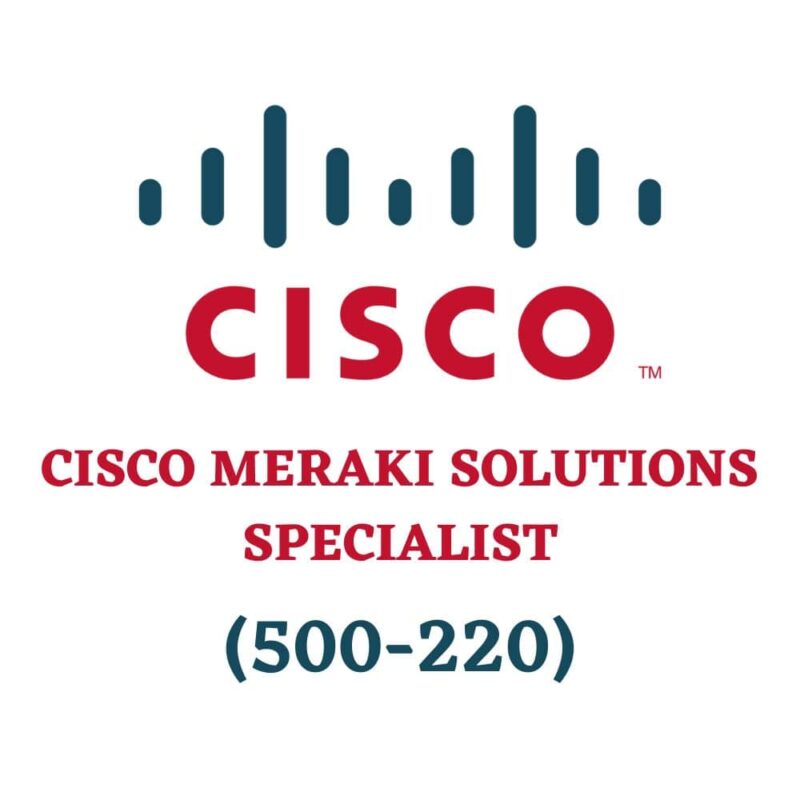 Buy Engineering Cisco Meraki Solutions ECMS 500-220 Exam Booking Voucher