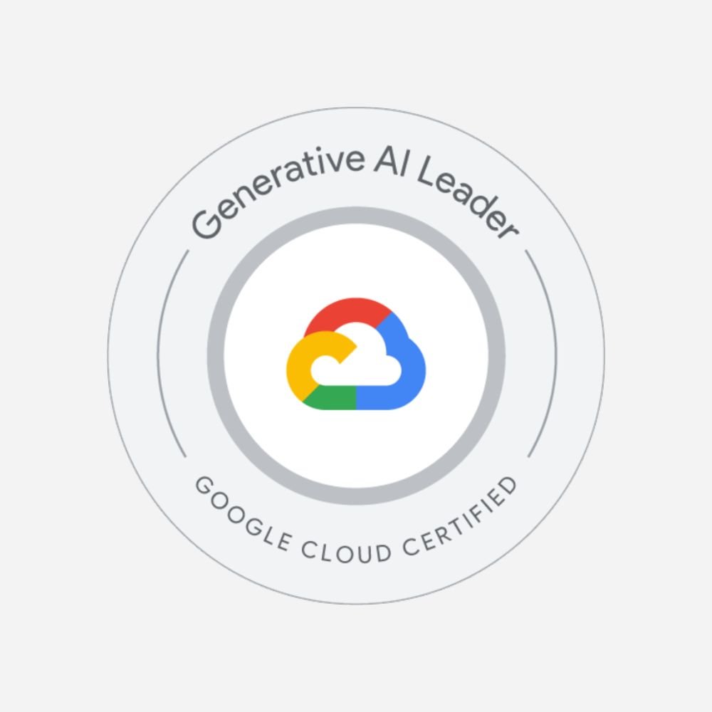 Google Cloud Certified Generative AI Leader PR000309